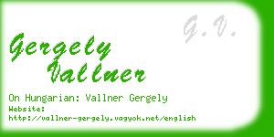 gergely vallner business card